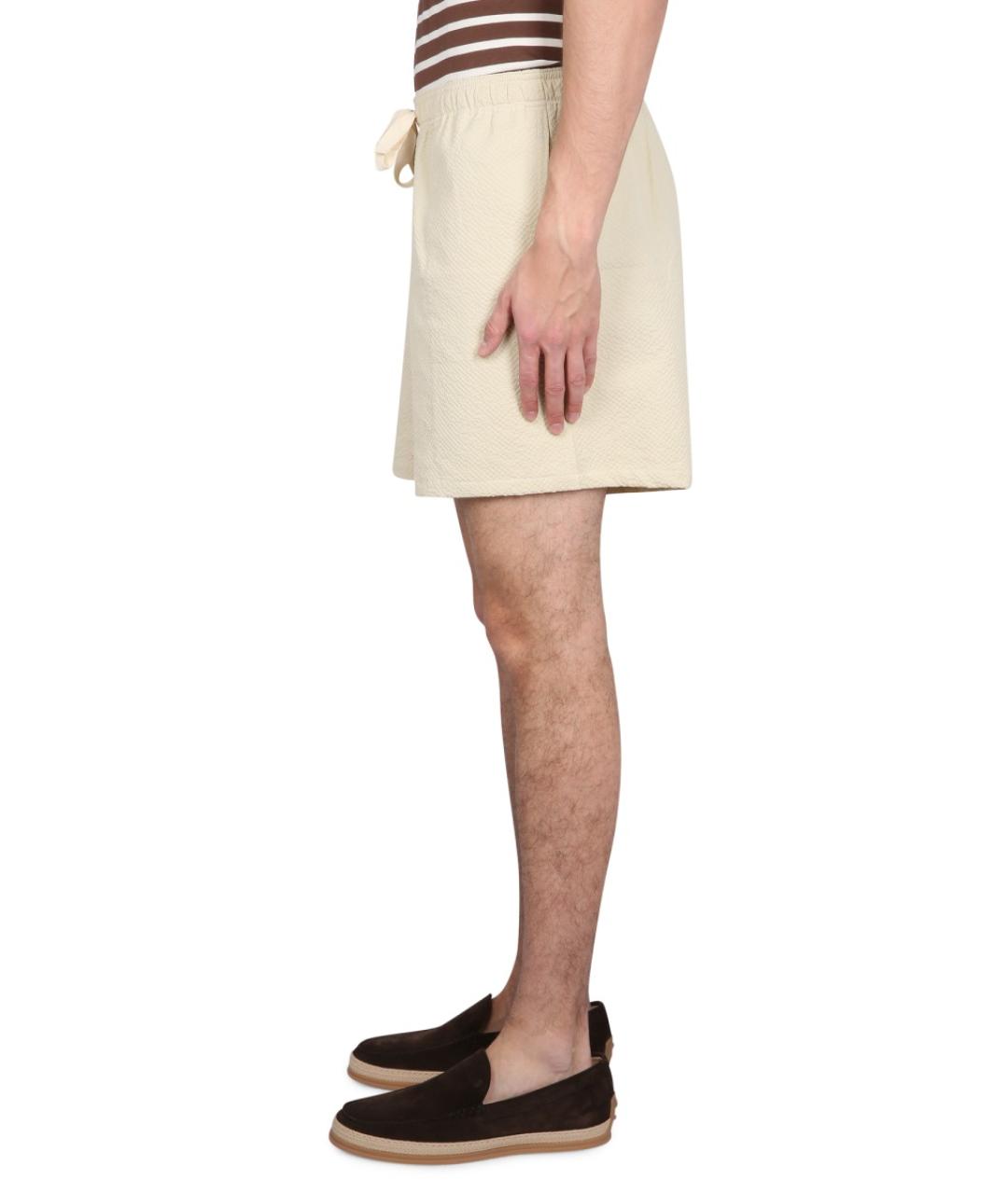 HOWLIN Бежевые хлопковые шорты, фото 3