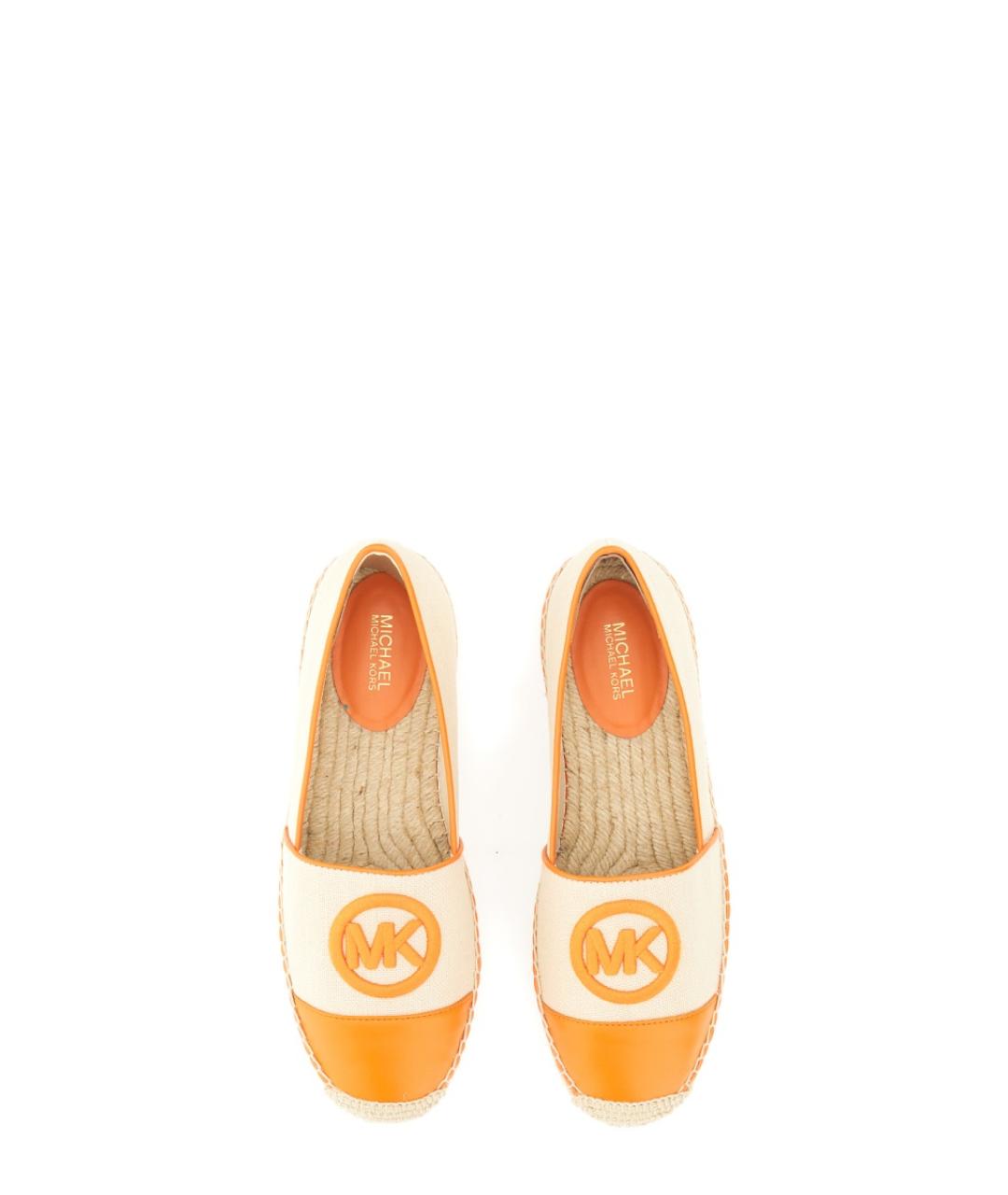 MICHAEL KORS Оранжевое текстильные эспадрильи, фото 2