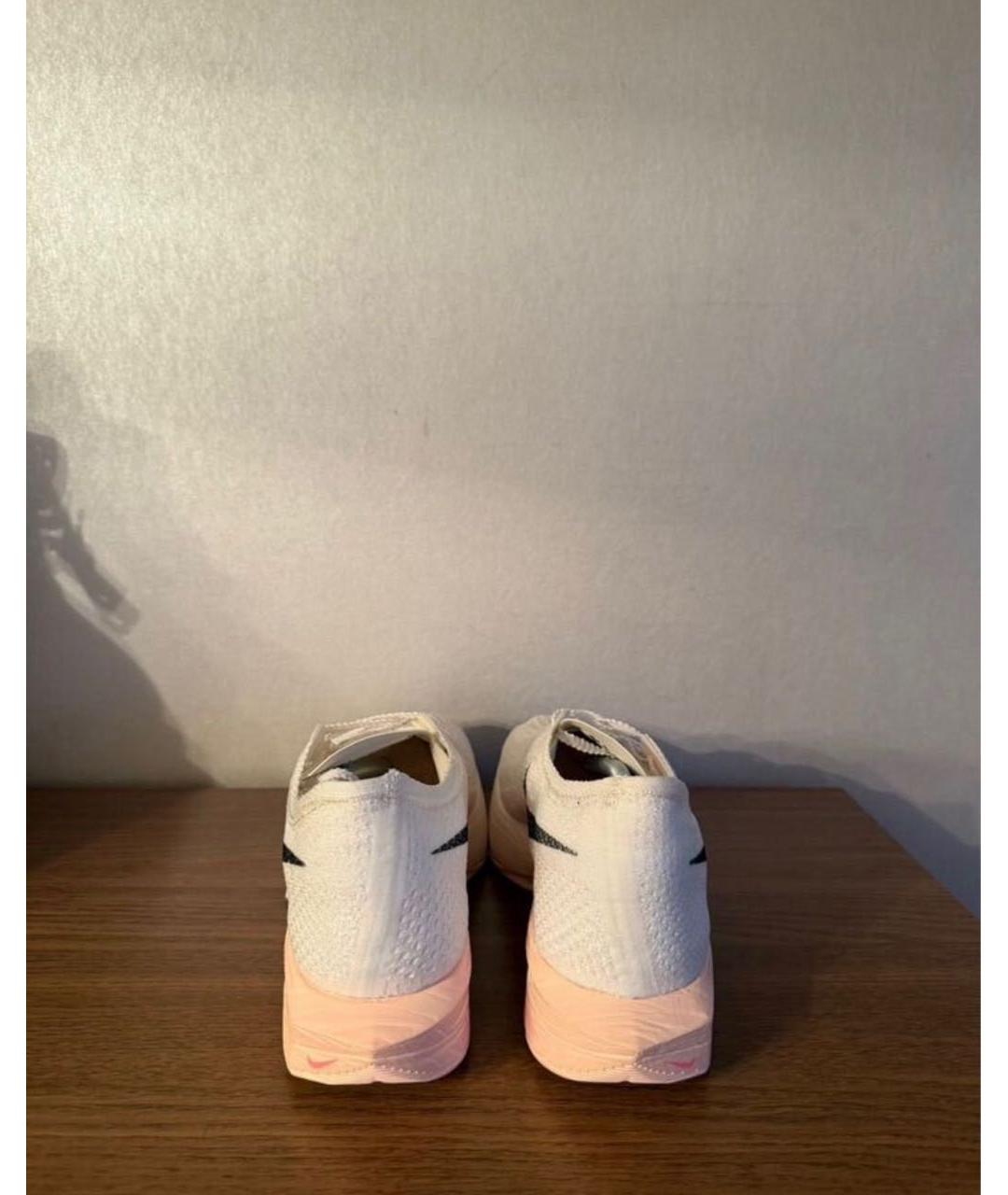 NIKE Белые синтетические низкие кроссовки / кеды, фото 4