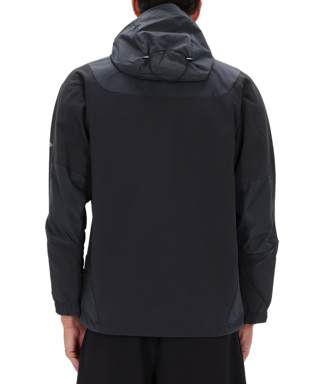 AND WANDER Антрацитовая полиамидовая куртка, фото 4