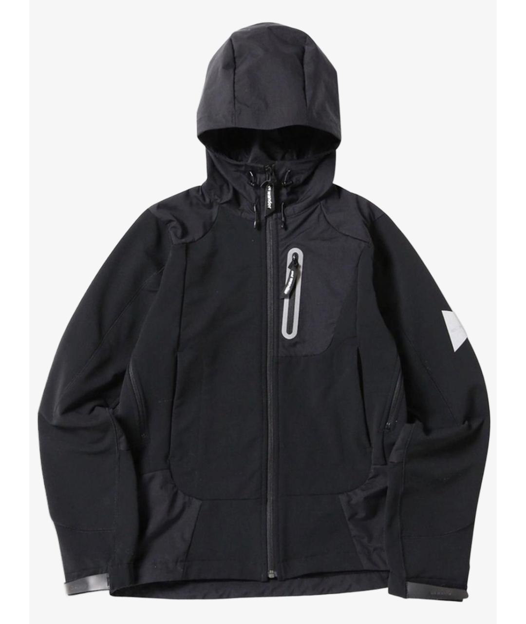 AND WANDER Антрацитовая полиамидовая куртка, фото 5