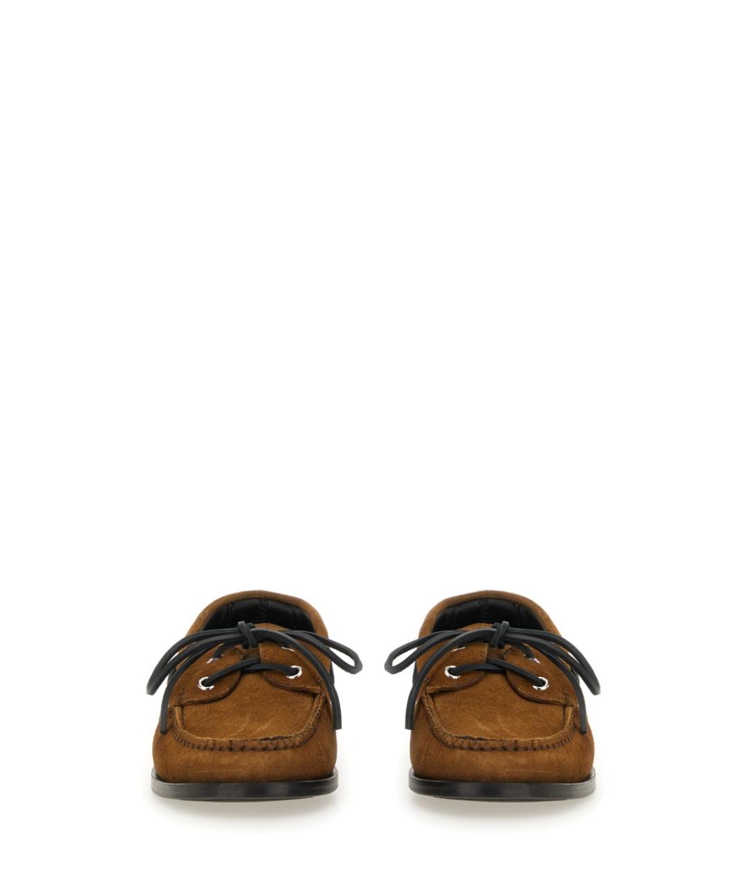 AEYDE Коричневые кожаные мокасины, фото 4