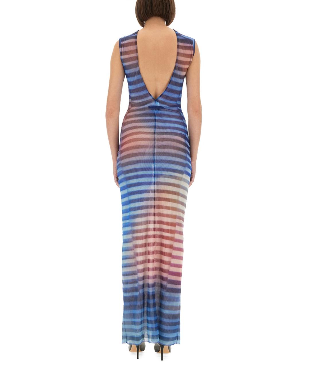 JEAN PAUL GAULTIER Мульти полиамидовое платье, фото 3