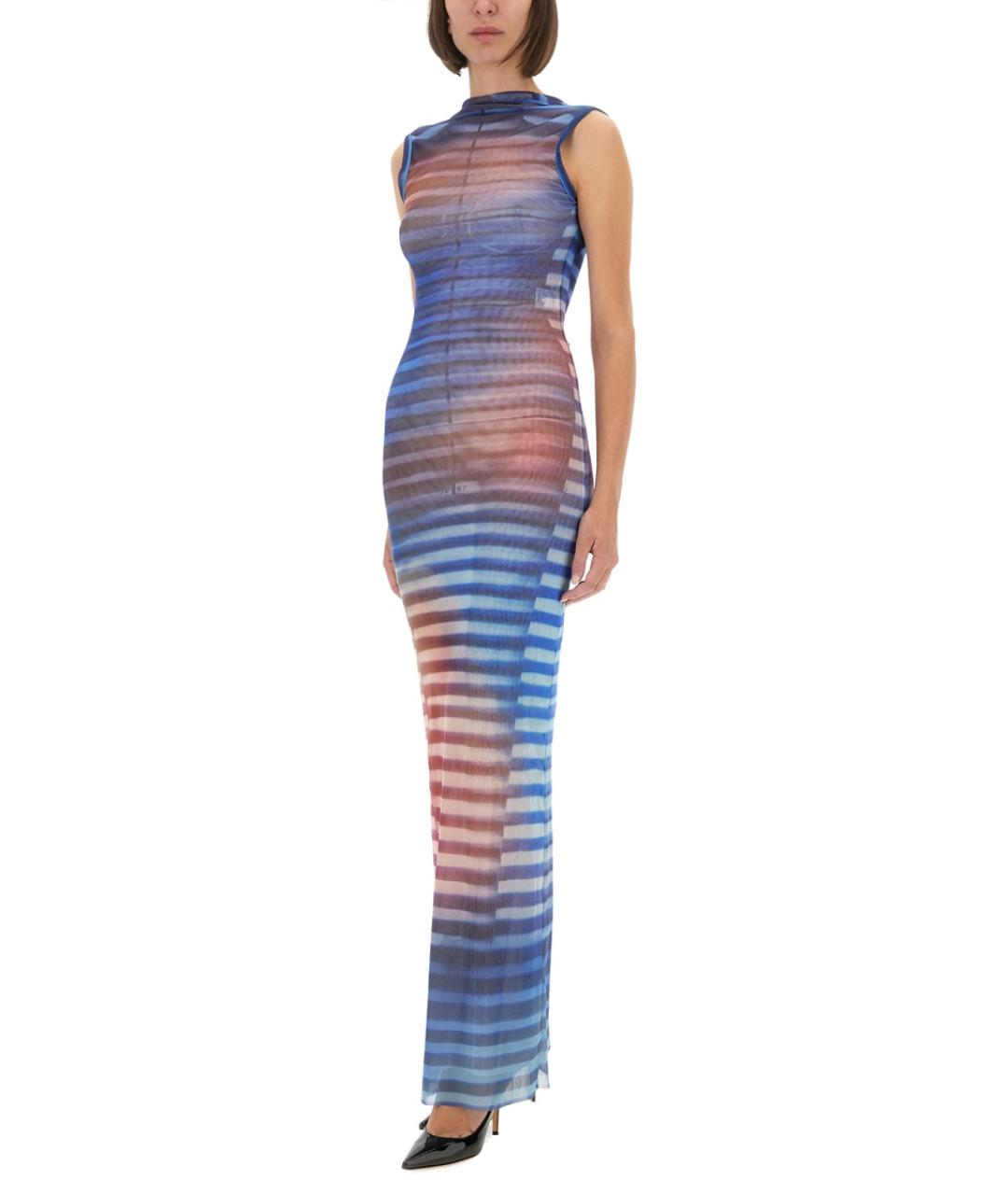 JEAN PAUL GAULTIER Мульти полиамидовое платье, фото 2