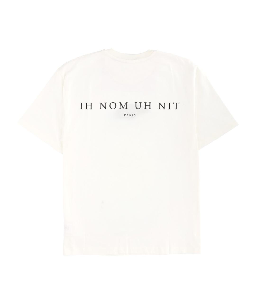 IH NOM UH NIT Белая хлопковая футболка, фото 2