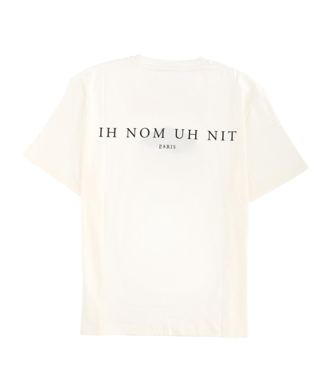 IH NOM UH NIT Белая хлопковая футболка, фото 2