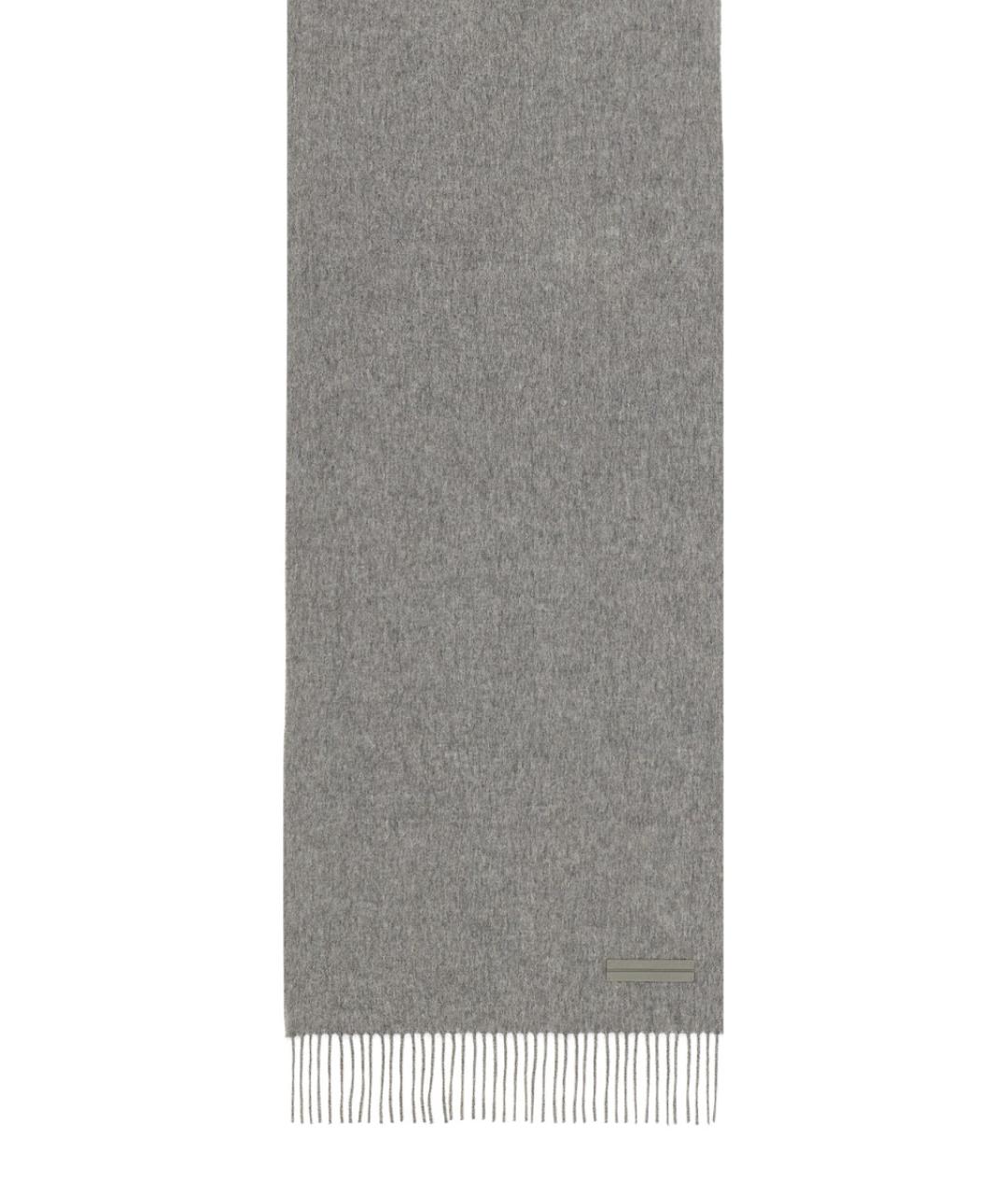 ZEGNA Серый кашемировый шарф, фото 2