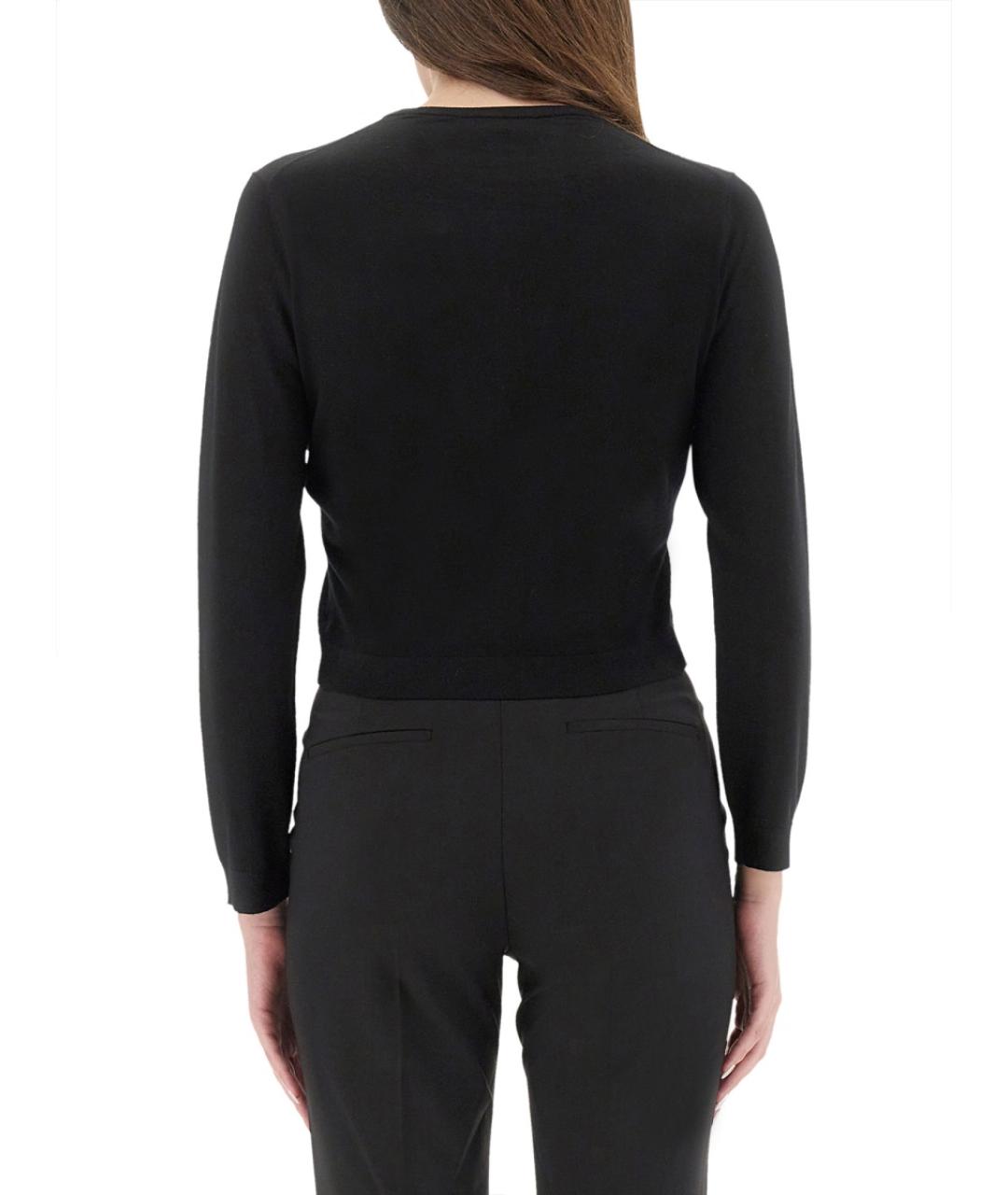 THEORY Черный шерстяной кардиган, фото 3