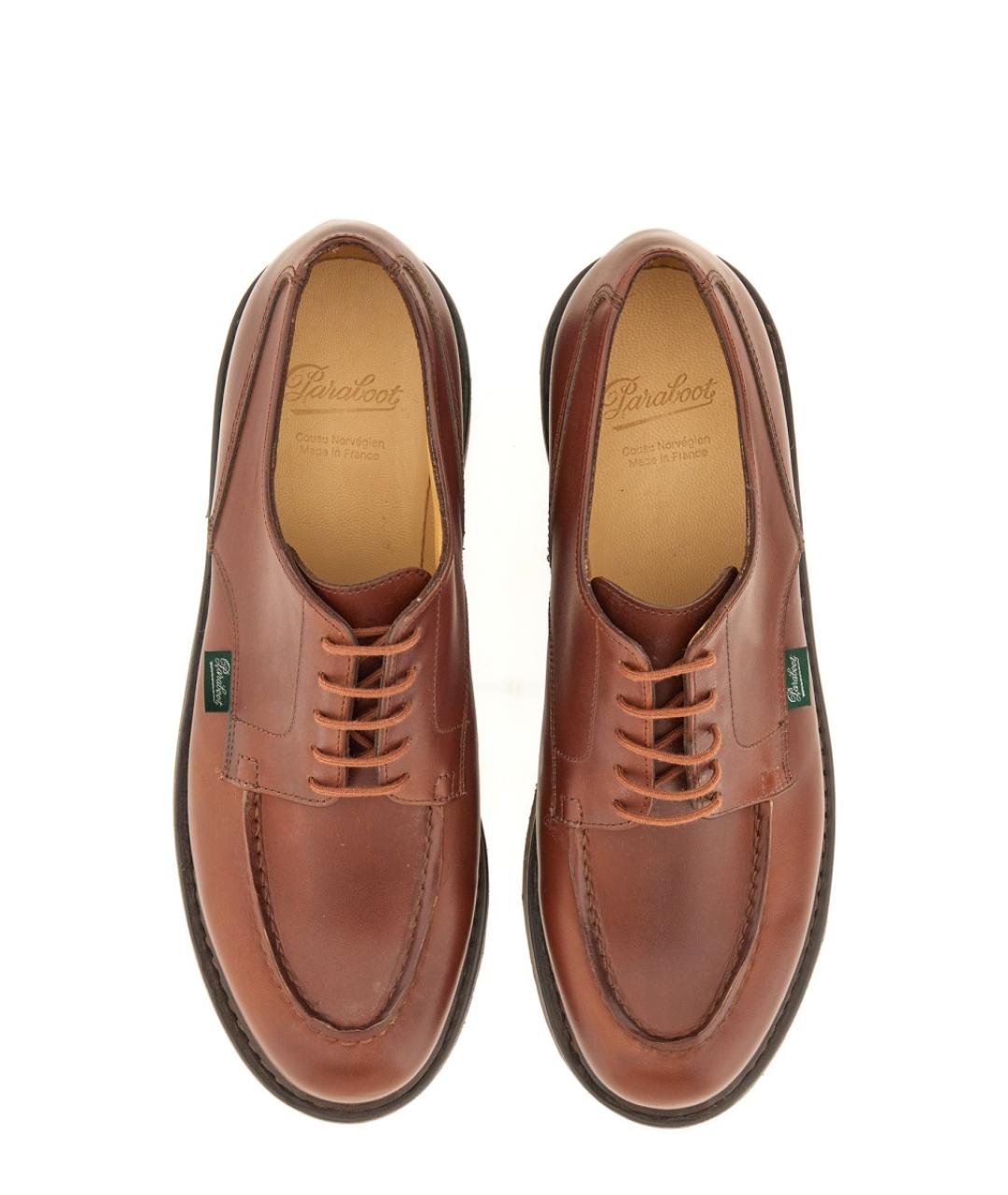 PARABOOT Коричневые кожаные туфли, фото 3