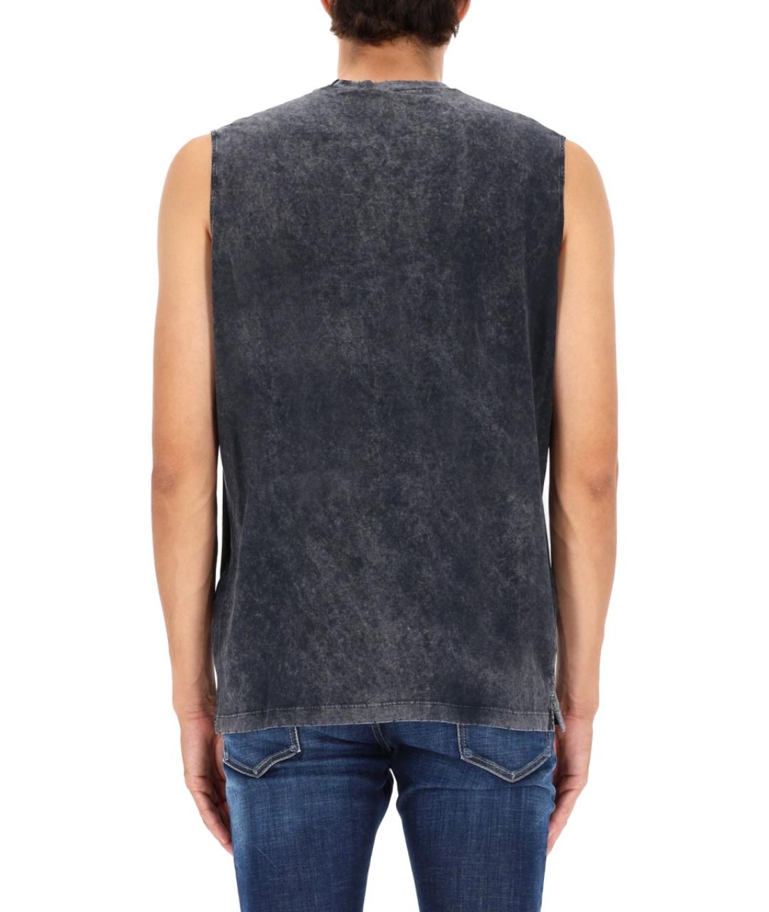 DSQUARED2 Серая хлопковая майка, фото 3