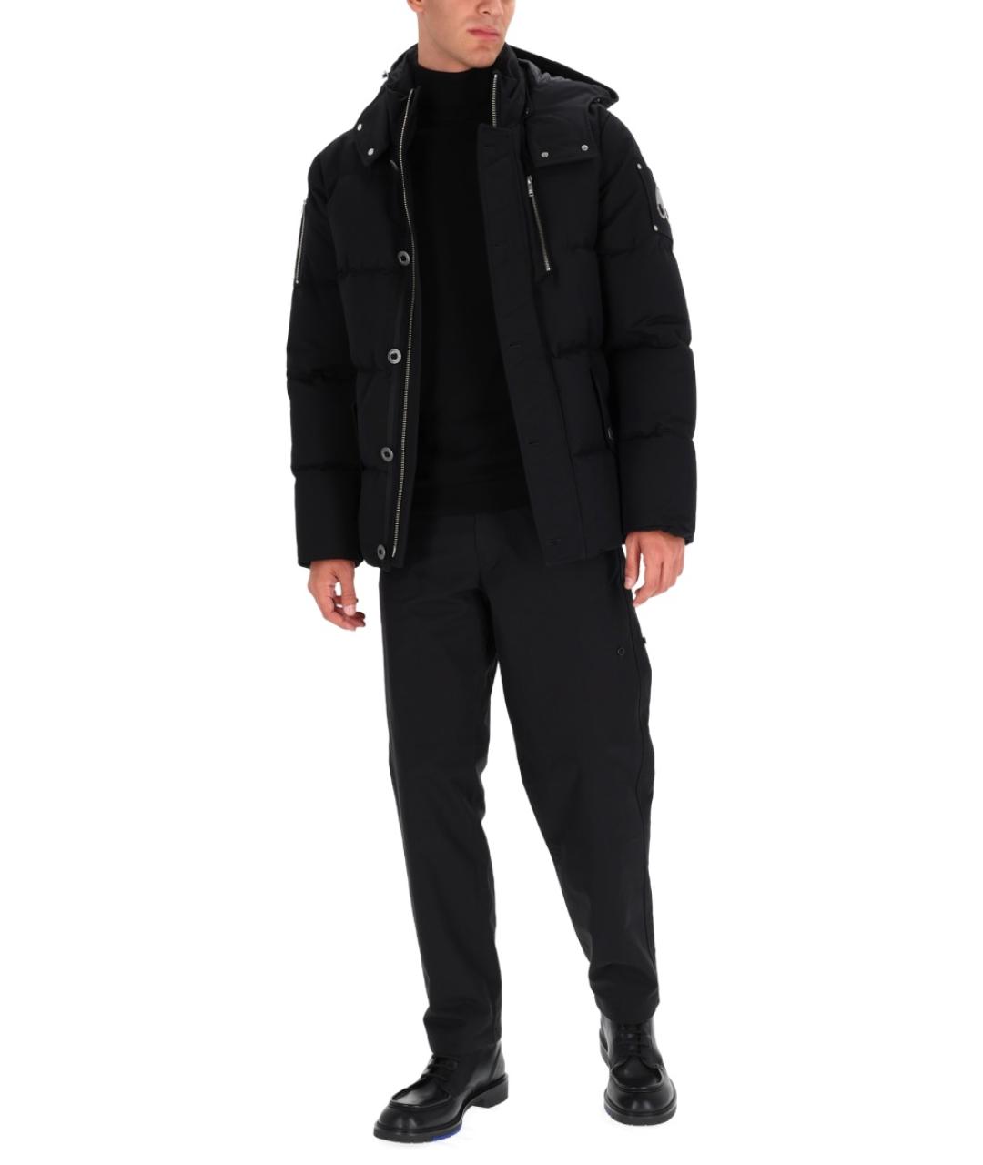 MOOSE KNUCKLES Черная хлопковая куртка, фото 3