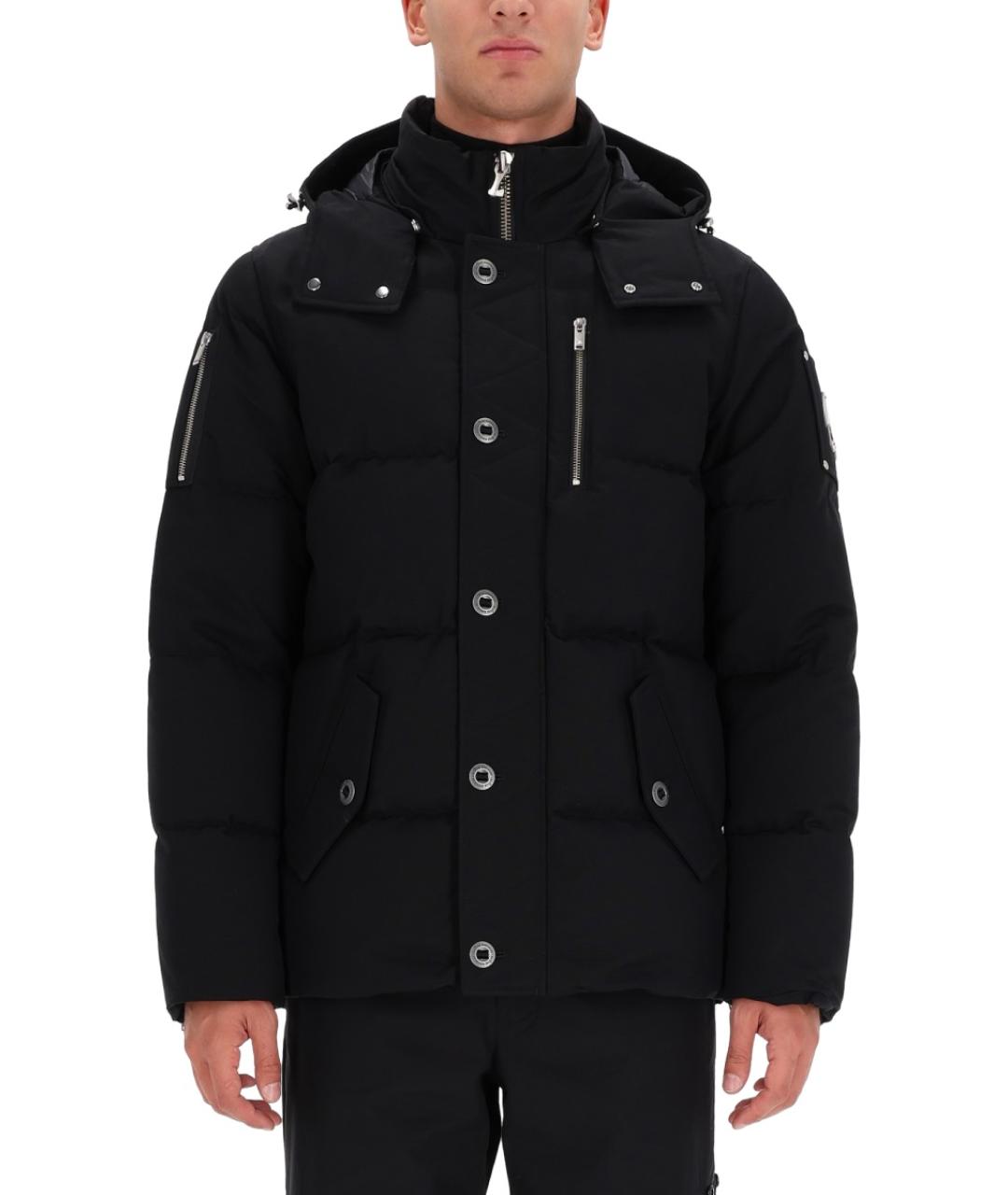 MOOSE KNUCKLES Черная хлопковая куртка, фото 2