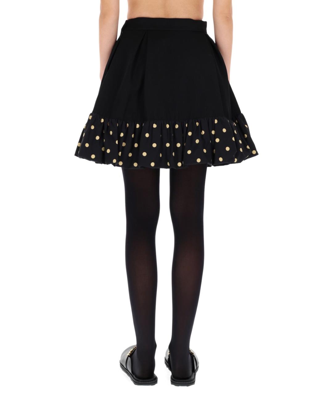 MOSCHINO Черная шерстяная юбка миди, фото 5