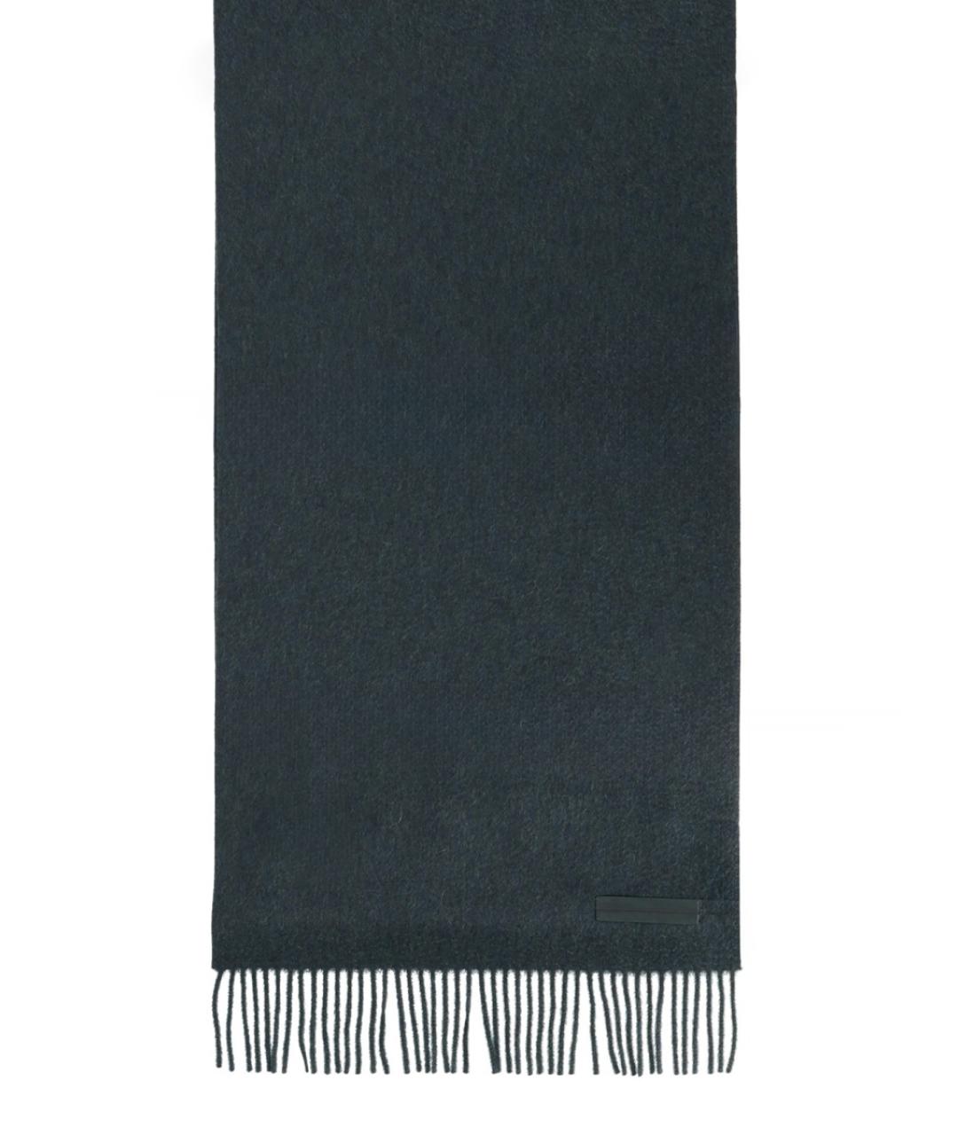 ZEGNA Серый кашемировый шарф, фото 2