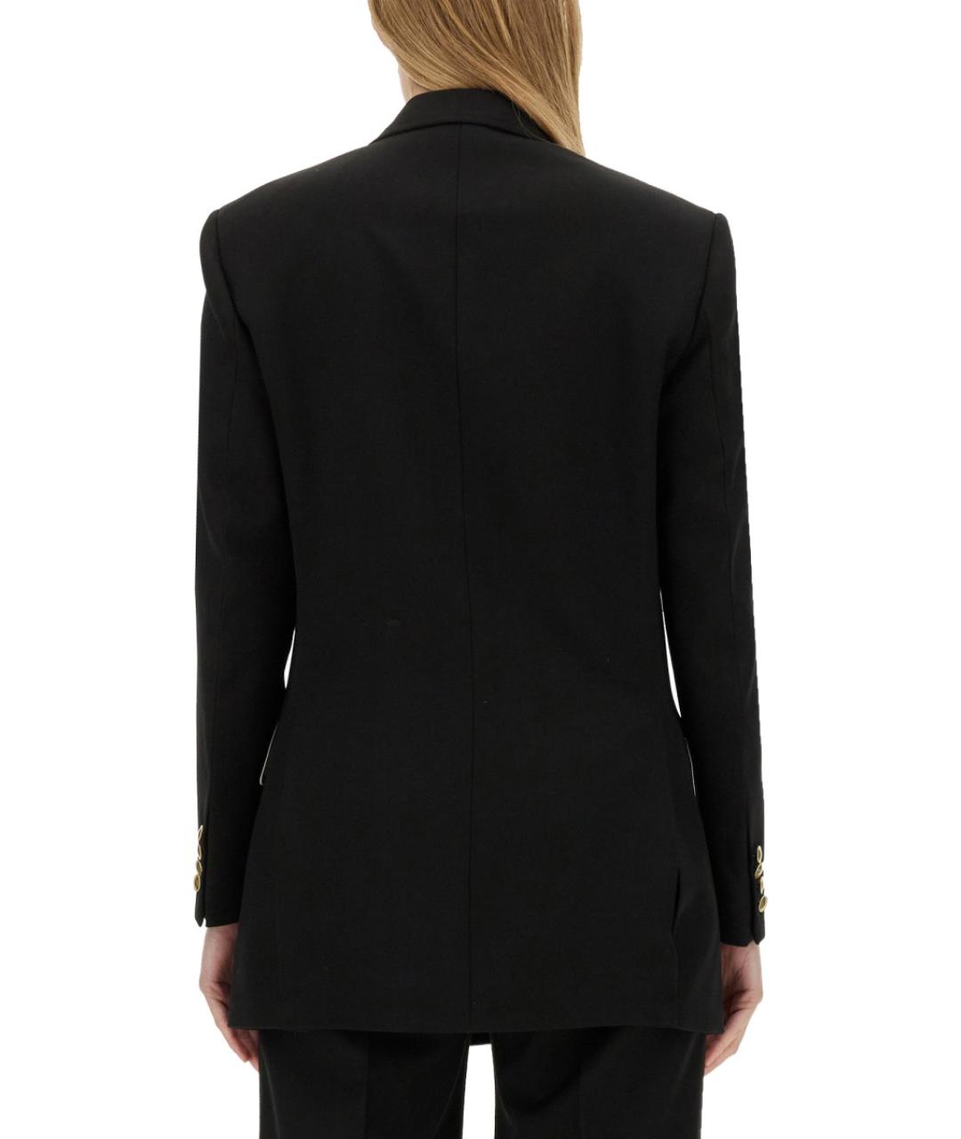 VICTORIA BECKHAM Черный полиэстеровый жакет/пиджак, фото 4