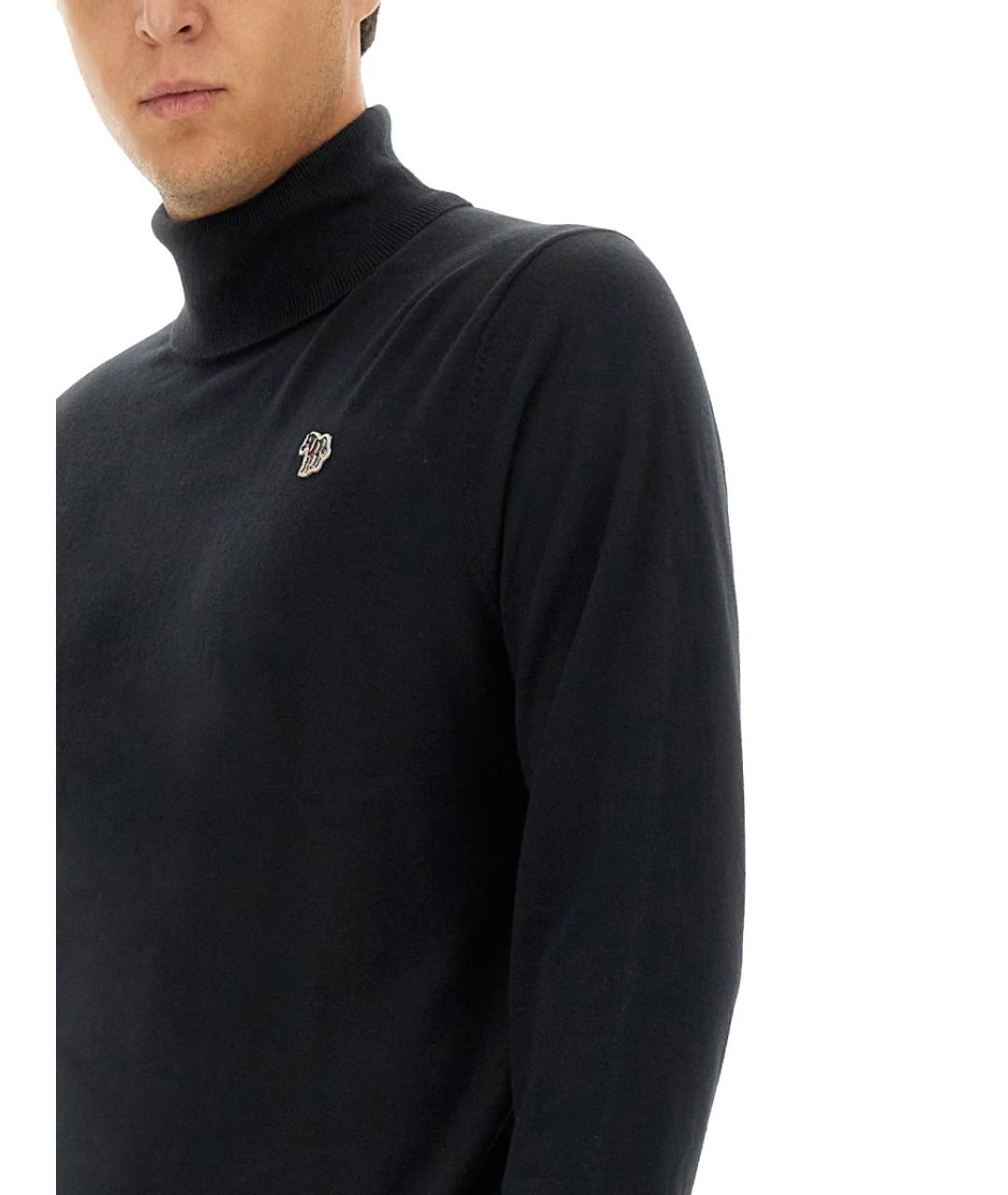 PS BY PAUL SMITH Черный хлопковый джемпер / свитер, фото 4