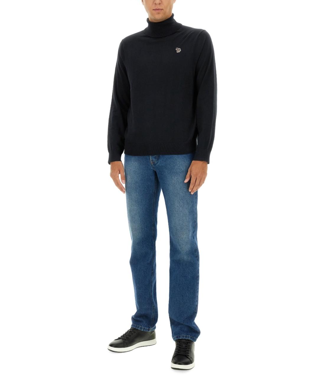 PS BY PAUL SMITH Черный хлопковый джемпер / свитер, фото 2