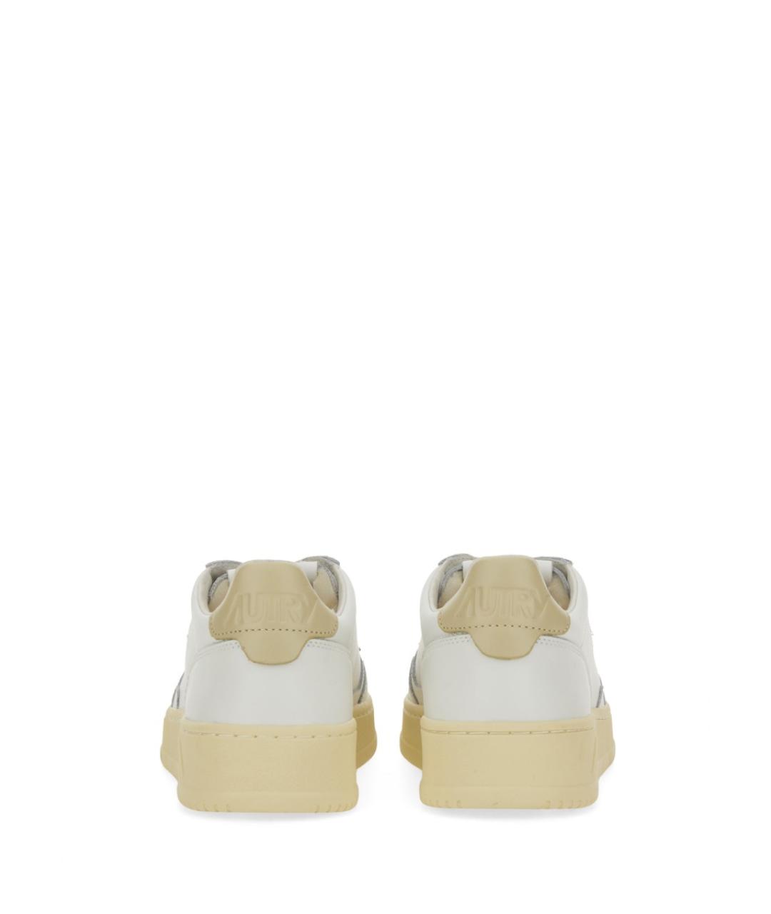 AUTRY Белые кожаные кроссовки, фото 4
