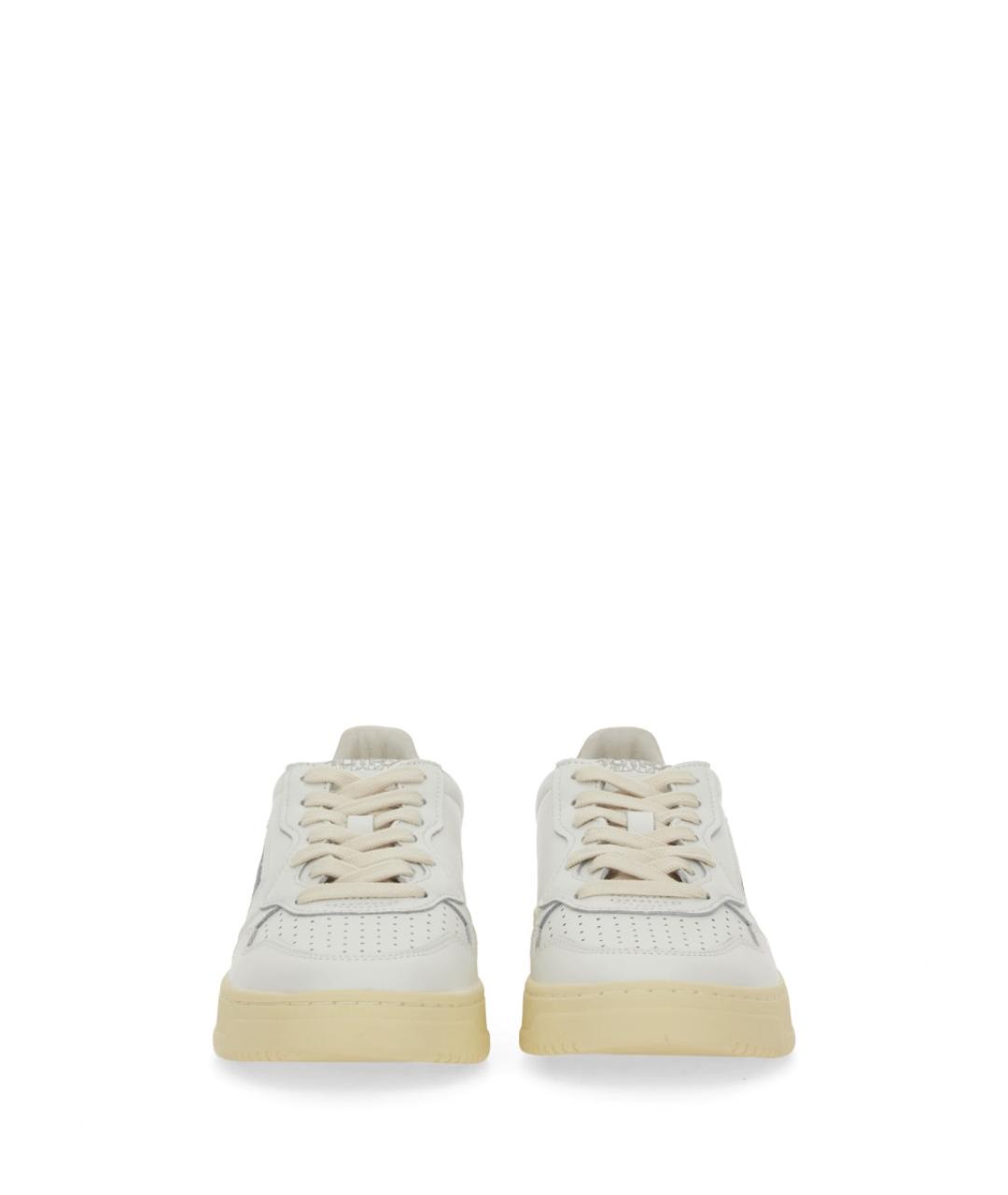 AUTRY Белые кожаные кроссовки, фото 5