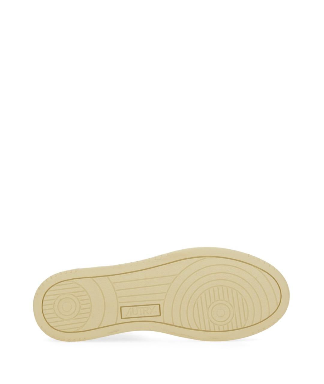 AUTRY Белые кожаные кроссовки, фото 6