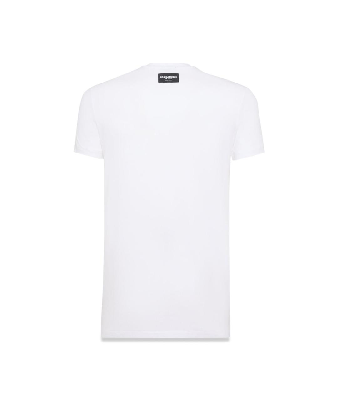 DSQUARED2 Белая хлопковая футболка, фото 2