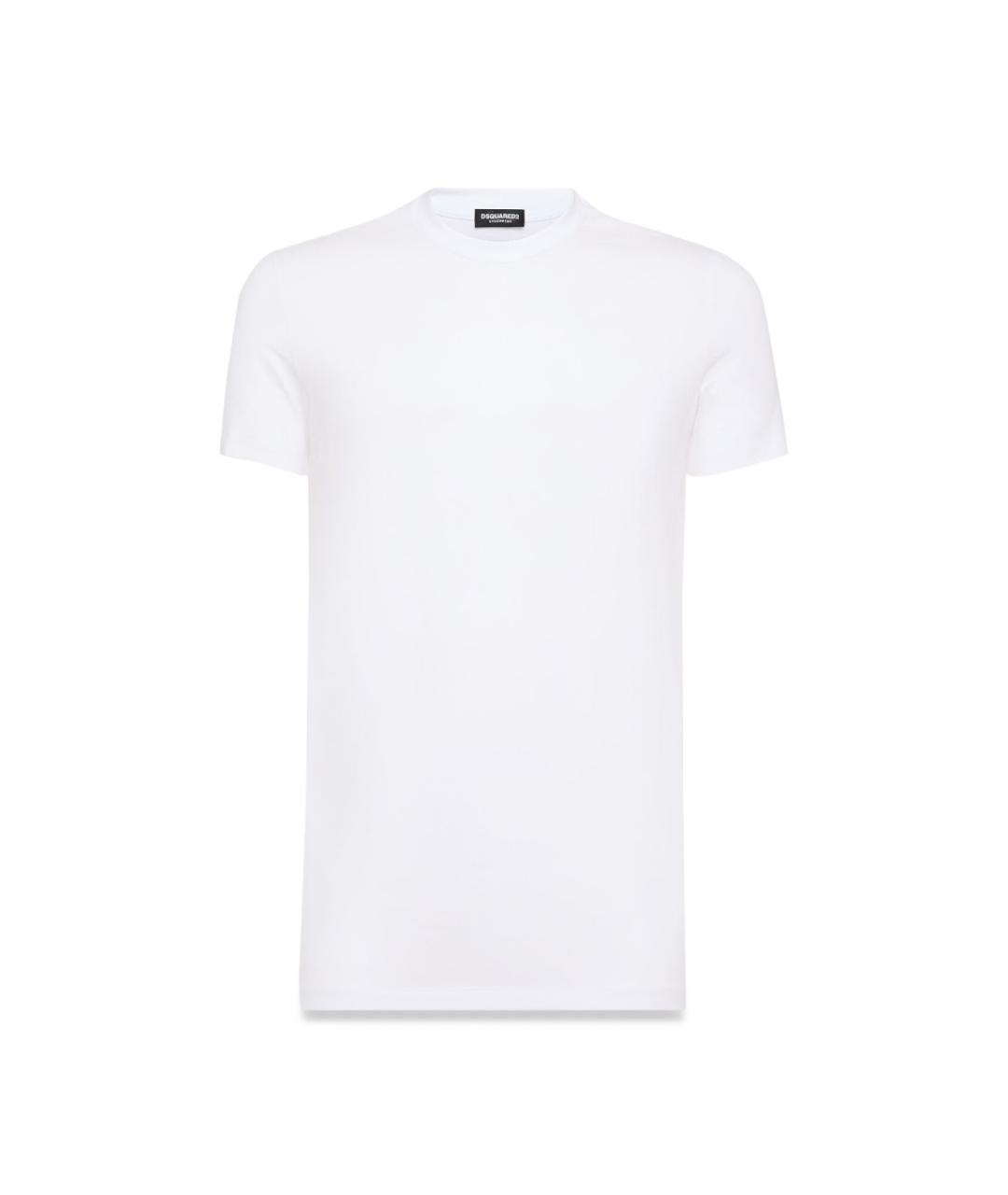 DSQUARED2 Белая хлопковая футболка, фото 1