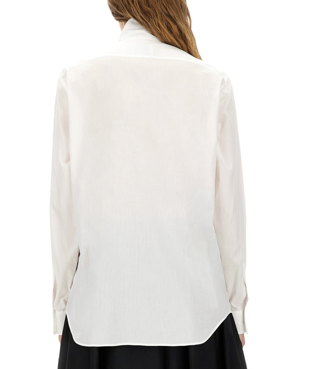 MOSCHINO Белая хлопковая рубашка, фото 4