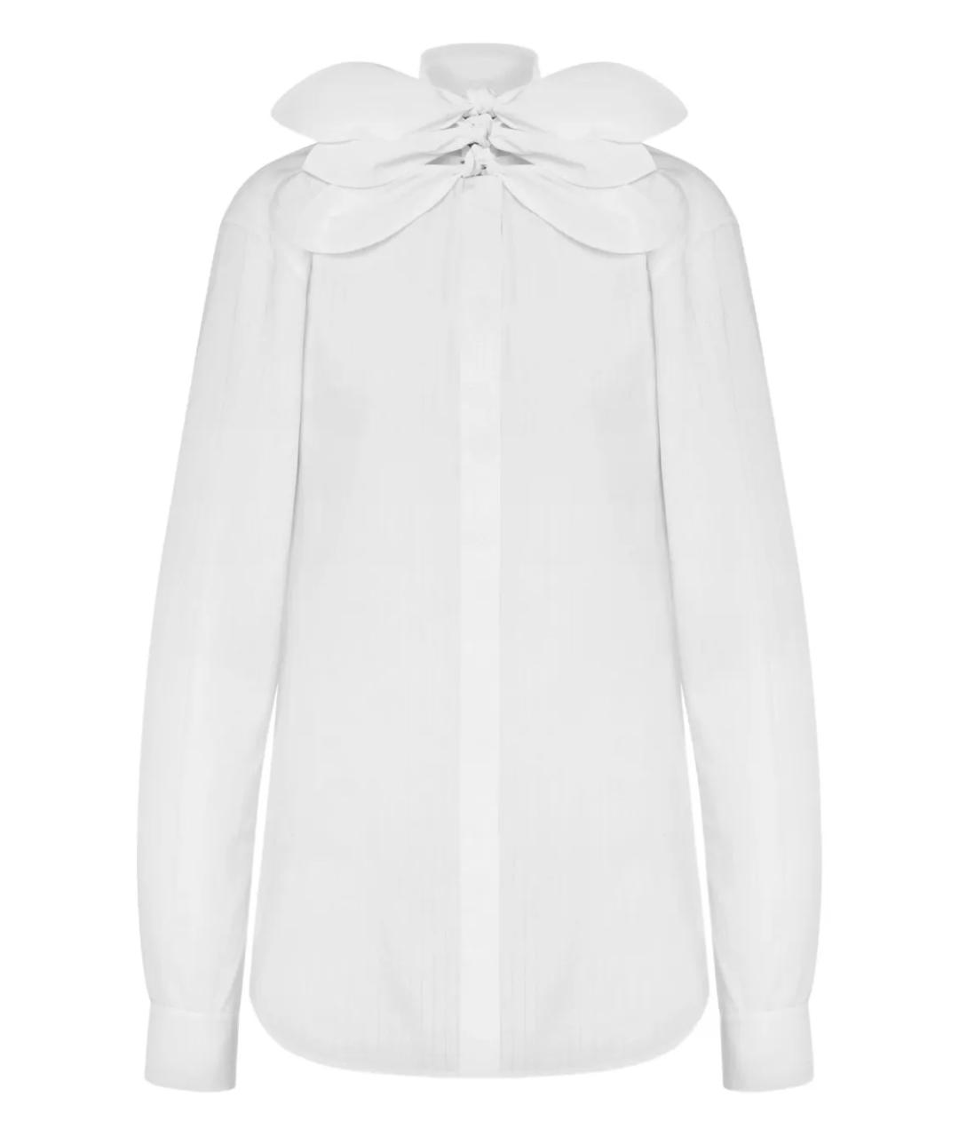 MOSCHINO Белая хлопковая рубашка, фото 1