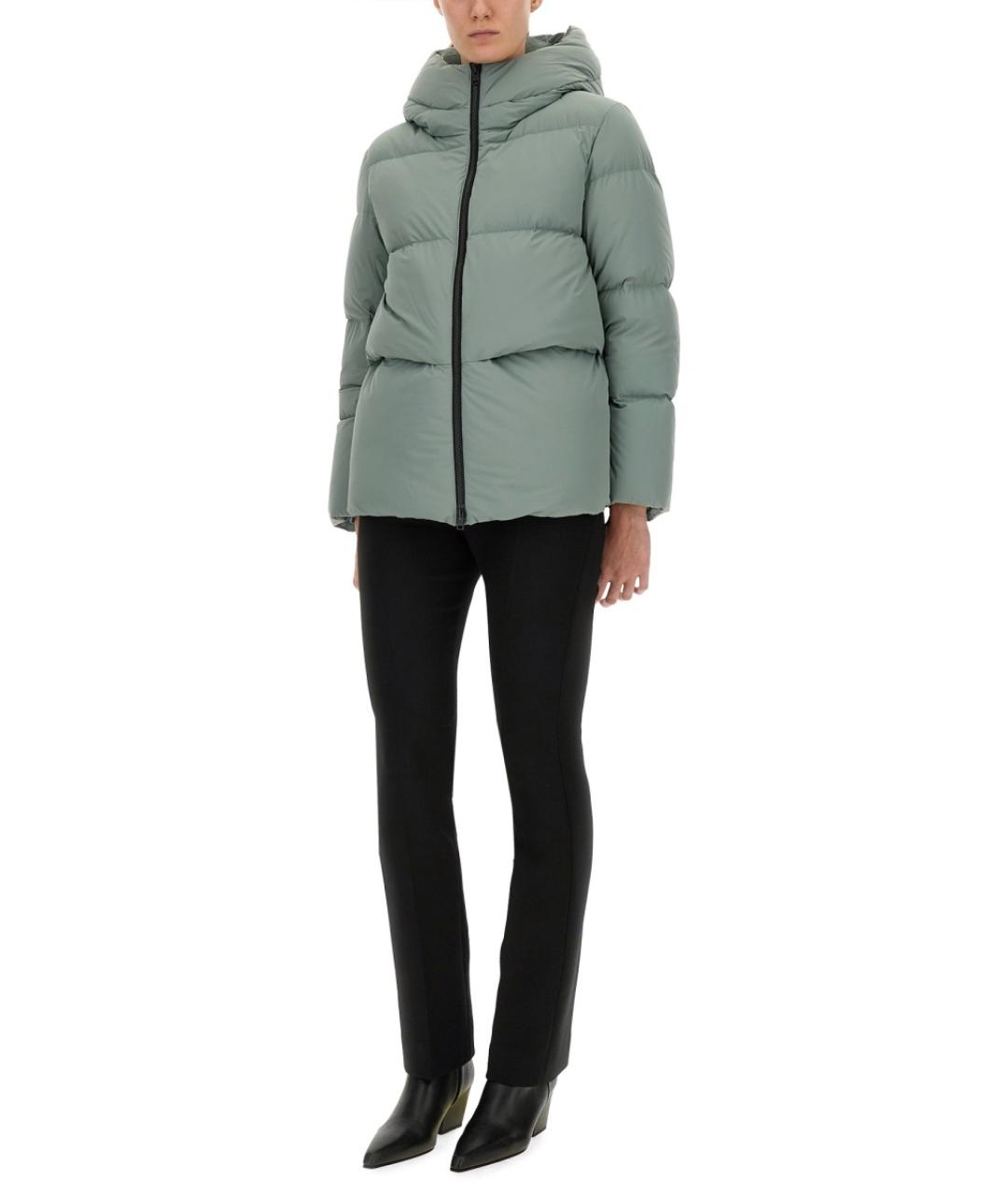 WOOLRICH Зеленый полиамидовый пуховик, фото 2