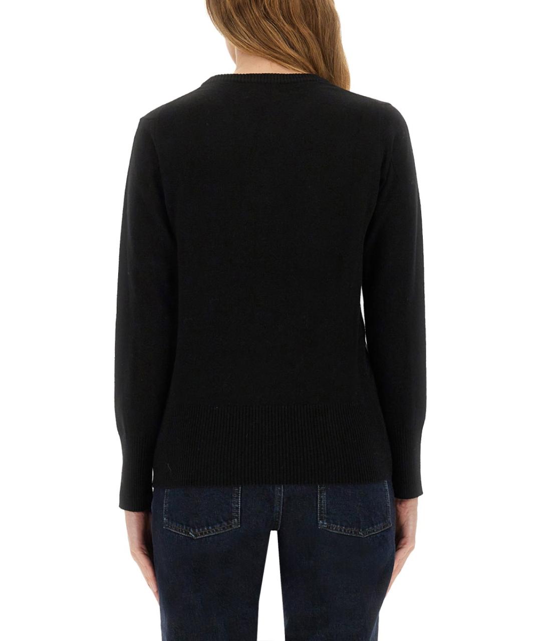 WOOLRICH Черный шерстяной джемпер / свитер, фото 3