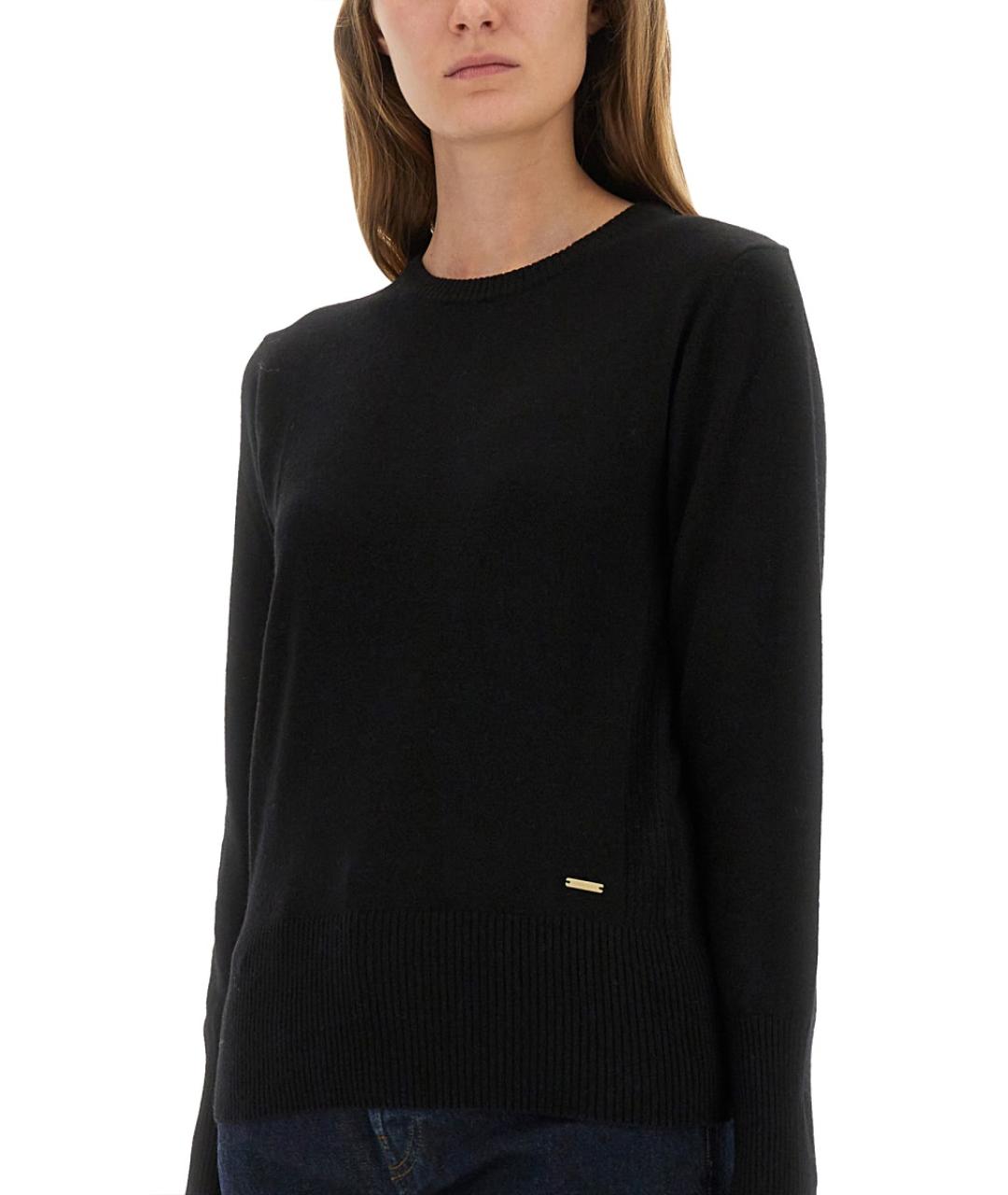 WOOLRICH Черный шерстяной джемпер / свитер, фото 4