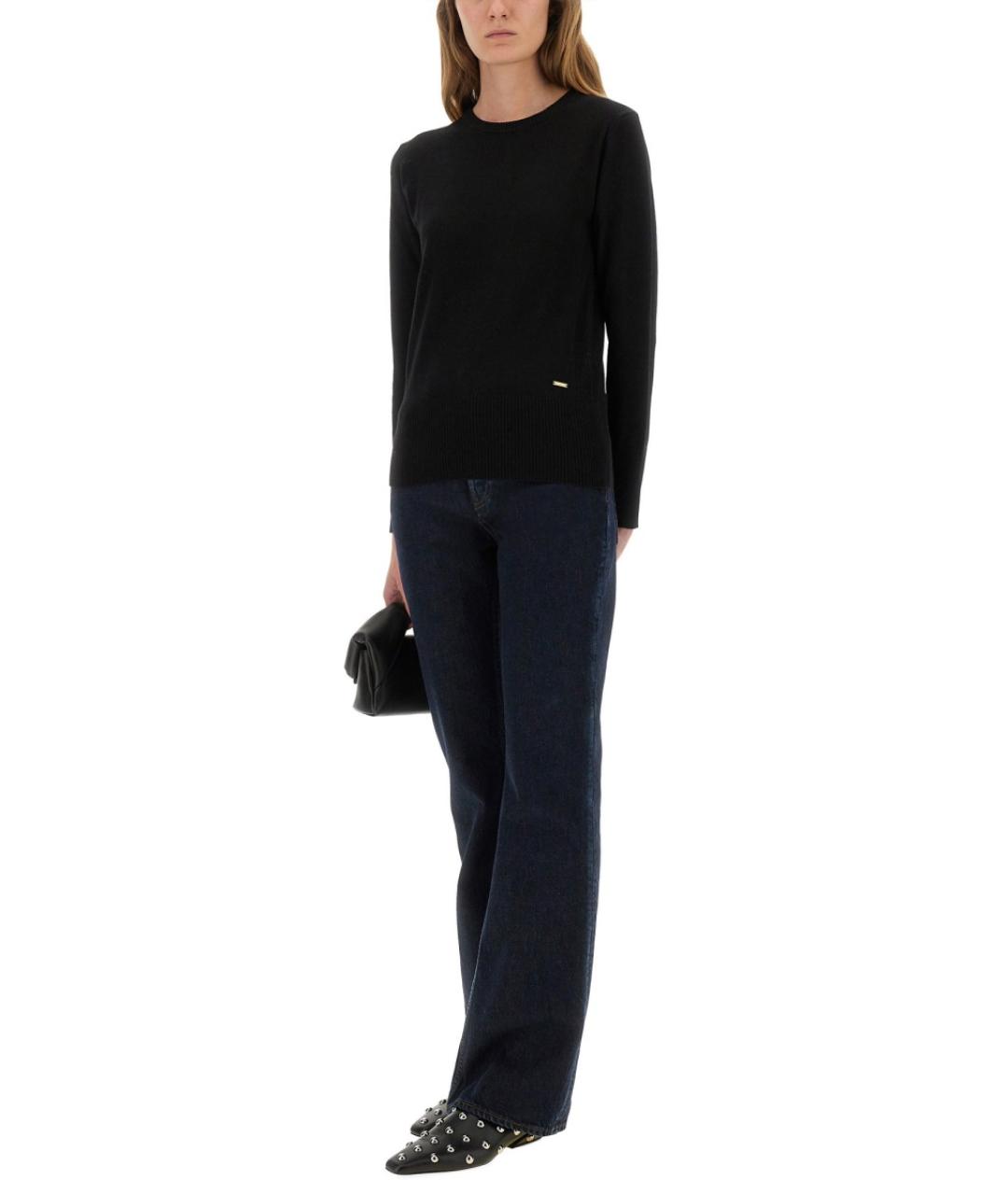 WOOLRICH Черный шерстяной джемпер / свитер, фото 2