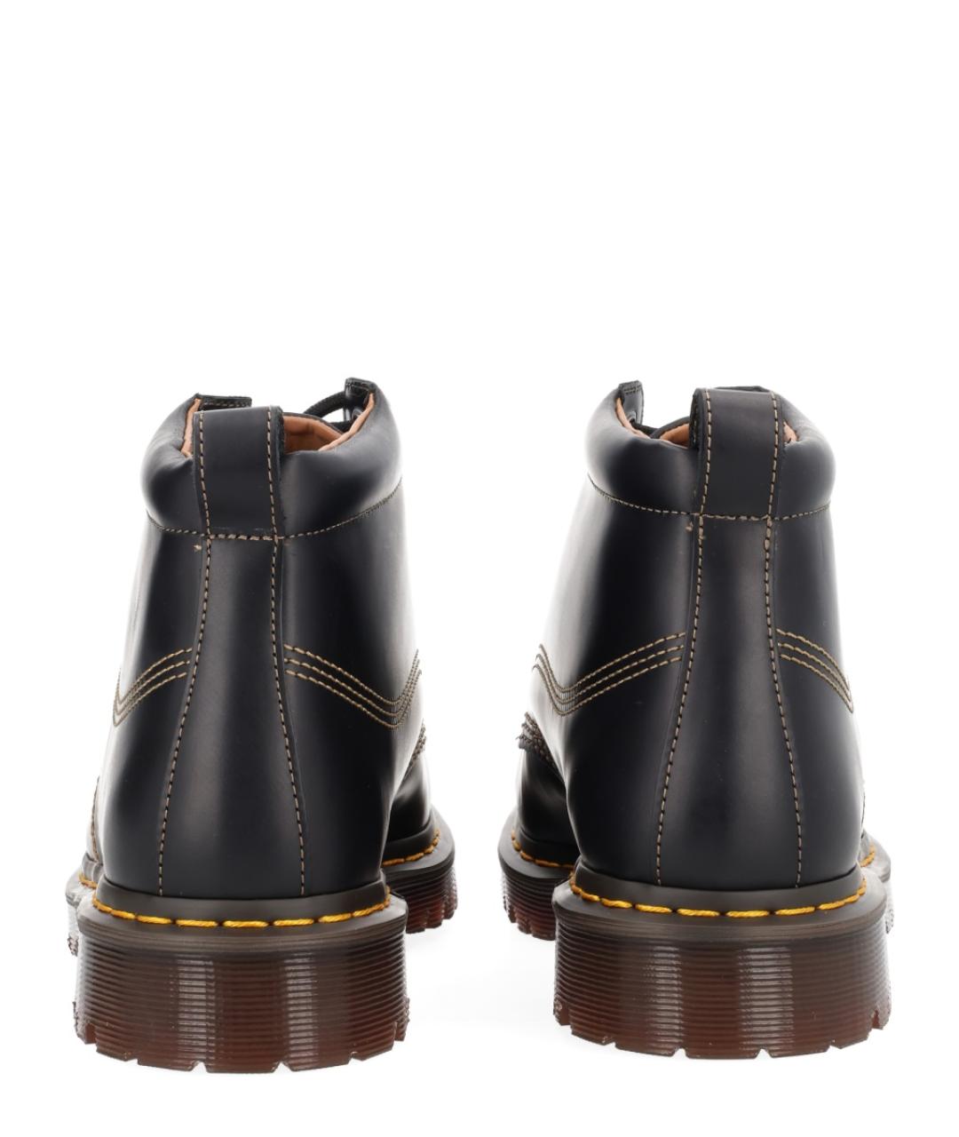 DR. MARTENS Черные кожаные высокие ботинки, фото 4