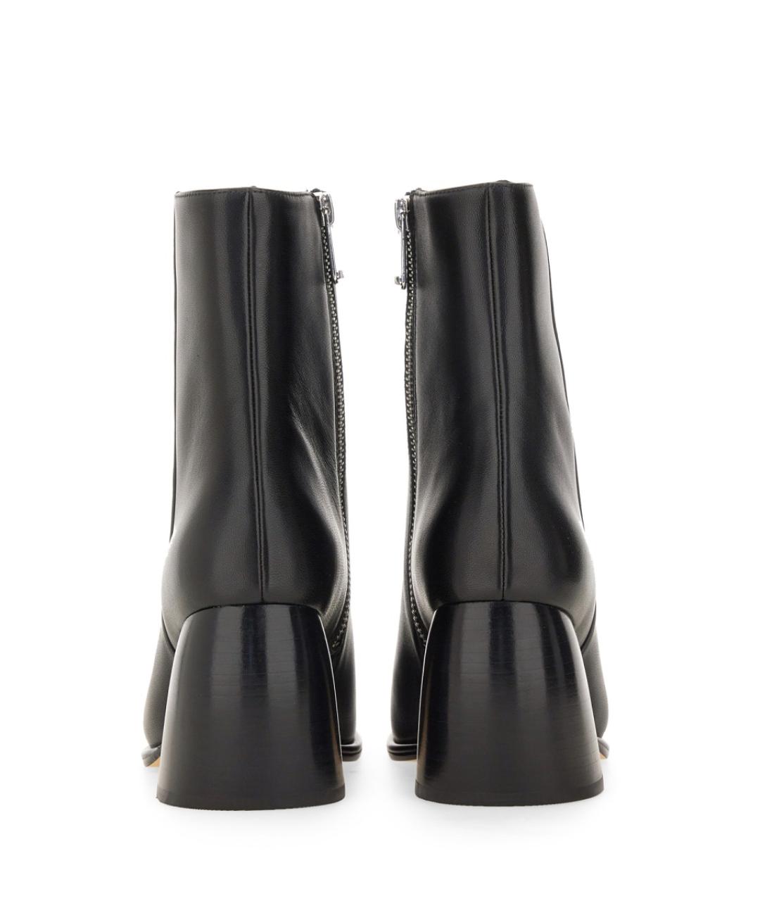 MICHAEL KORS Черные кожаные ботильоны, фото 3