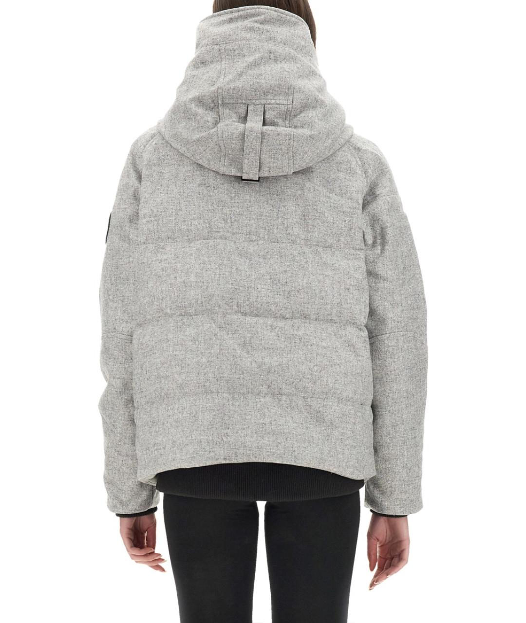 CANADA GOOSE Серая шерстяная куртка, фото 3