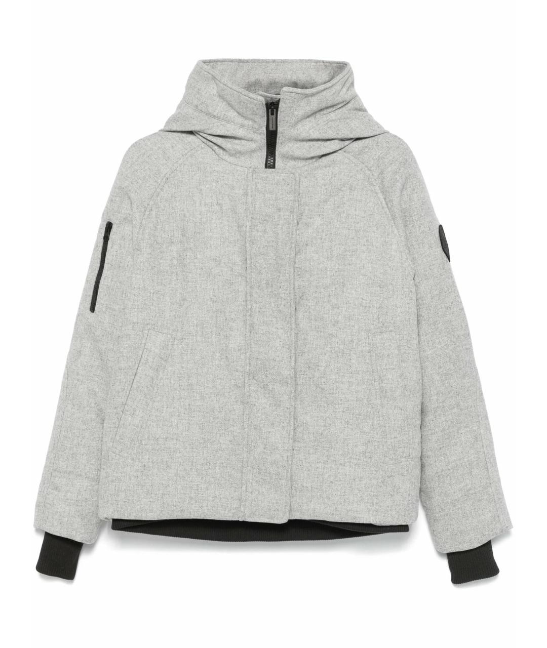 CANADA GOOSE Серая шерстяная куртка, фото 1