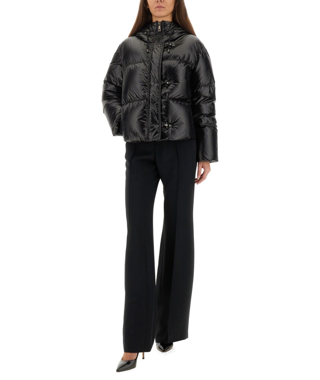 FAY Черный полиамидовый пуховик, фото 2