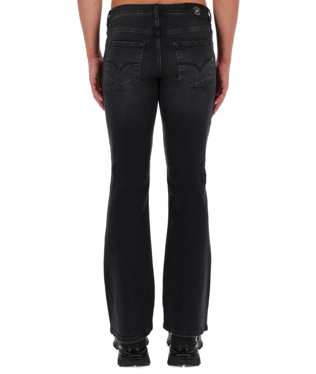 VERSACE JEANS COUTURE Черные хлопковые повседневные брюки, фото 3