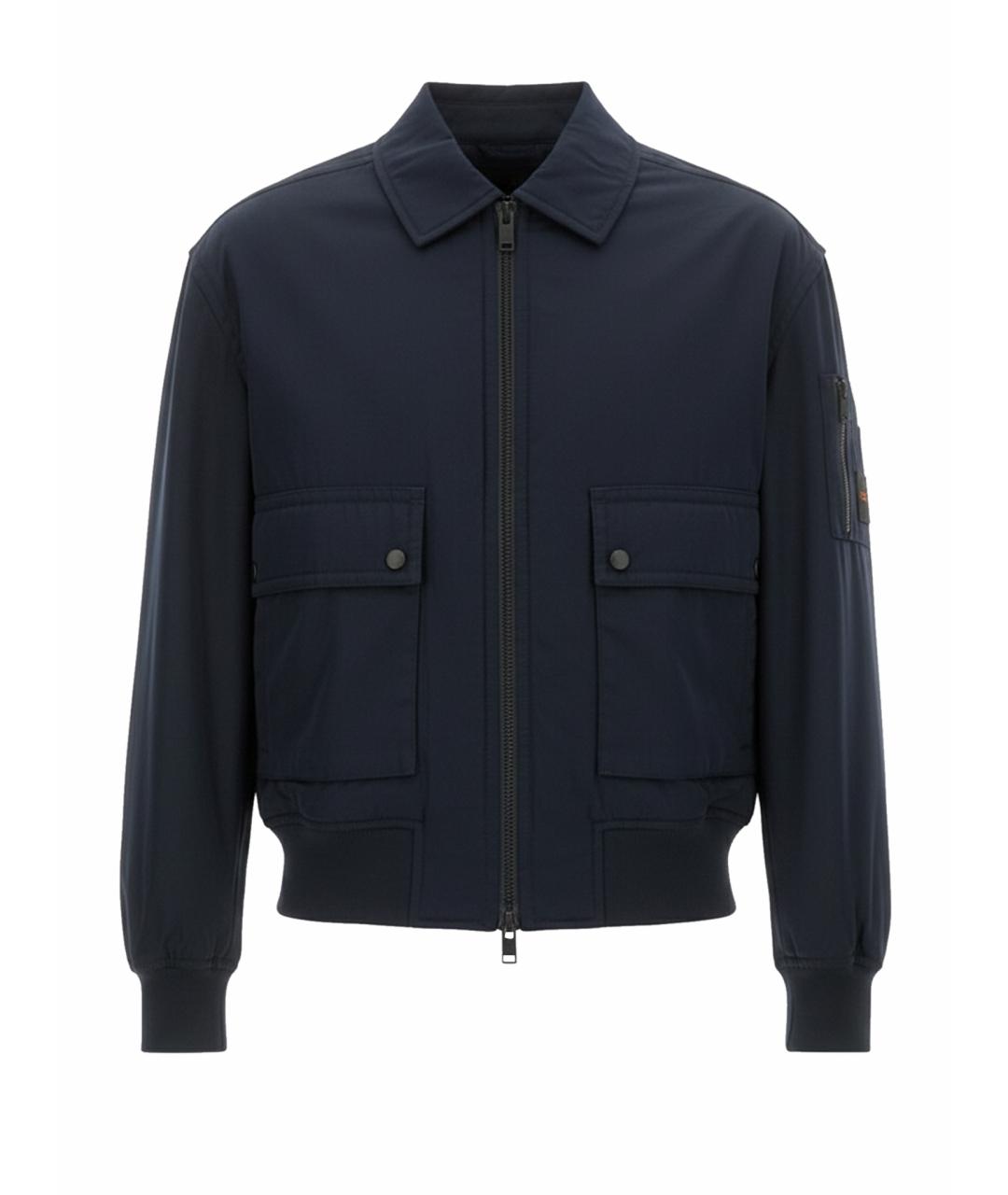 HUGO BOSS Синяя полиэстеровая куртка, фото 1