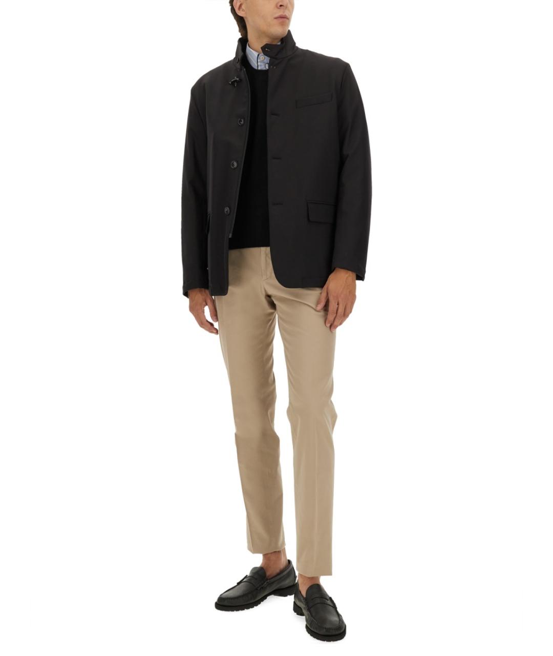 FAY Черная полиамидовая куртка, фото 2