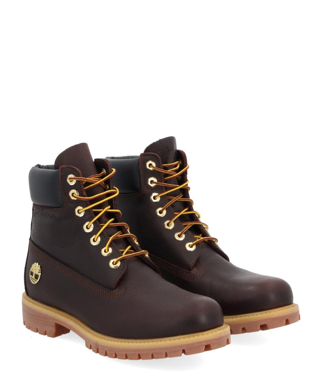 TIMBERLAND Коричневые кожаные низкие ботинки, фото 2