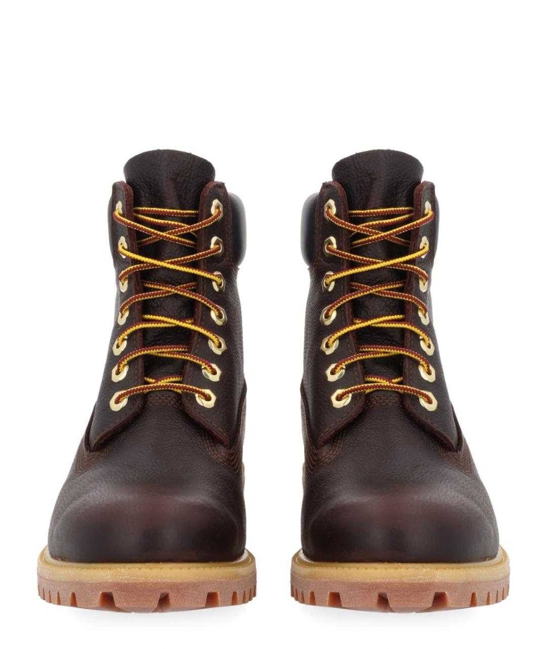 TIMBERLAND Коричневые кожаные низкие ботинки, фото 3