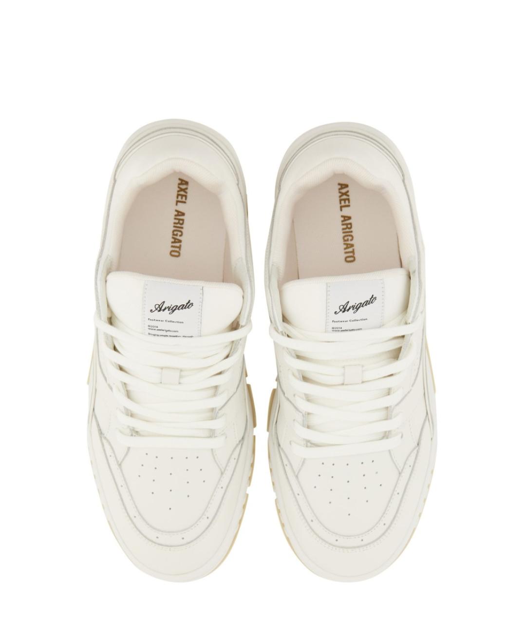 AXEL ARIGATO Белые кожаные низкие кроссовки / кеды, фото 6