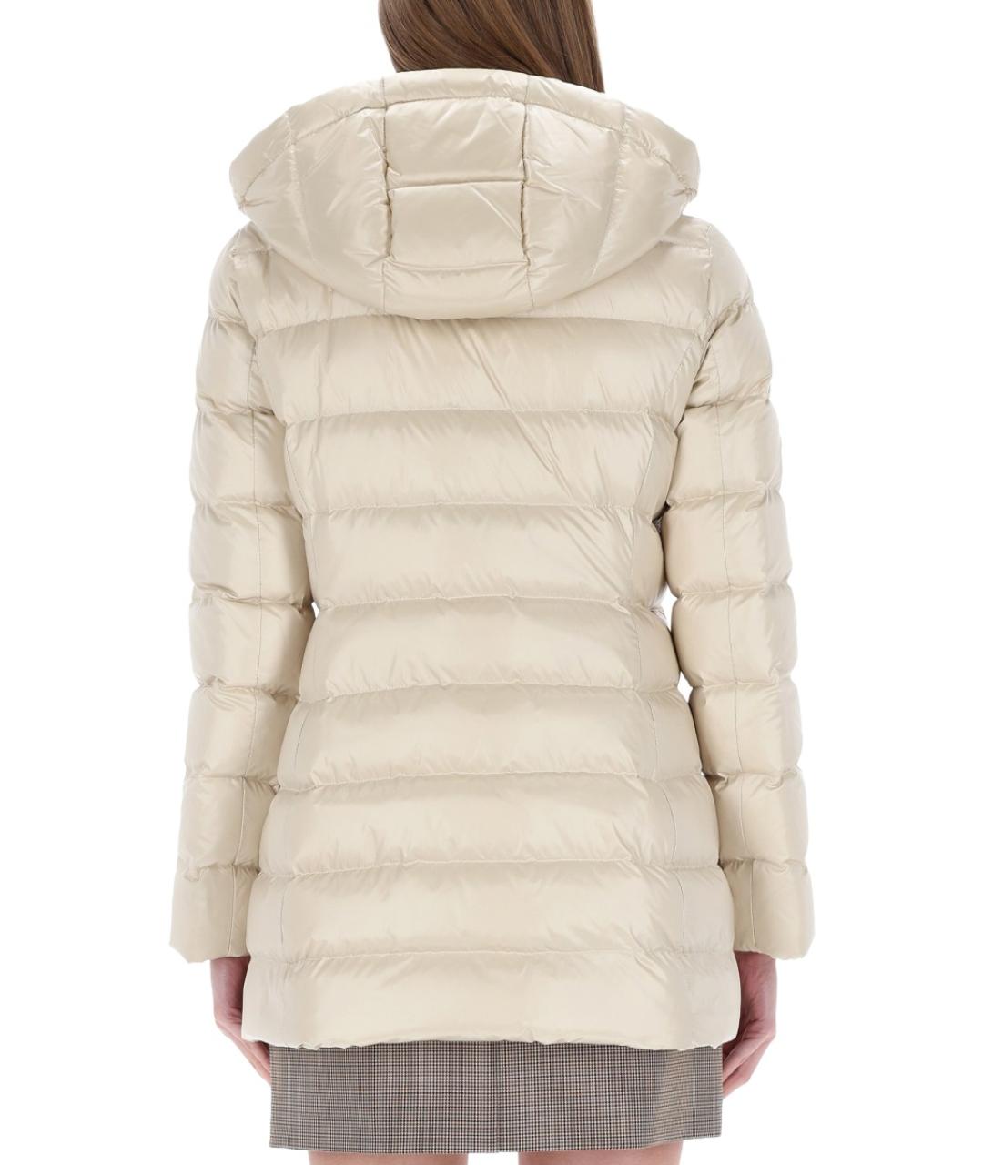 FAY Бежевый полиамидовый пуховик, фото 3