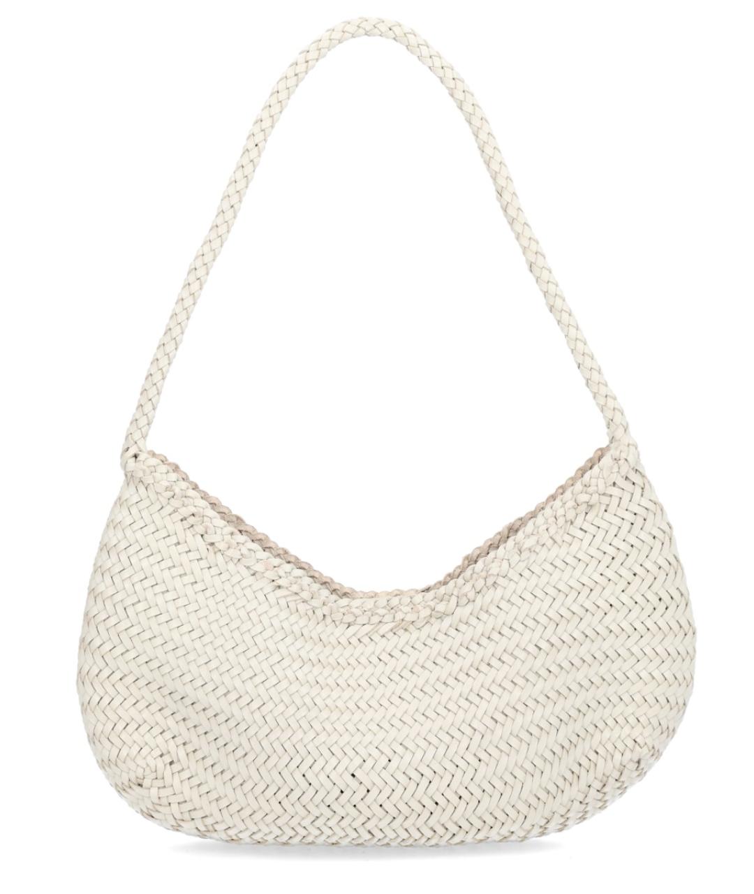 Dragon Diffusion Бежевая кожаная сумка через плечо, фото 2