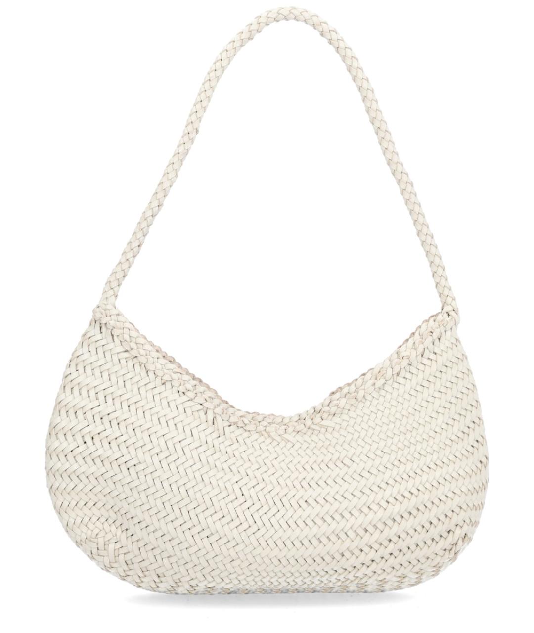 Dragon Diffusion Бежевая кожаная сумка через плечо, фото 1