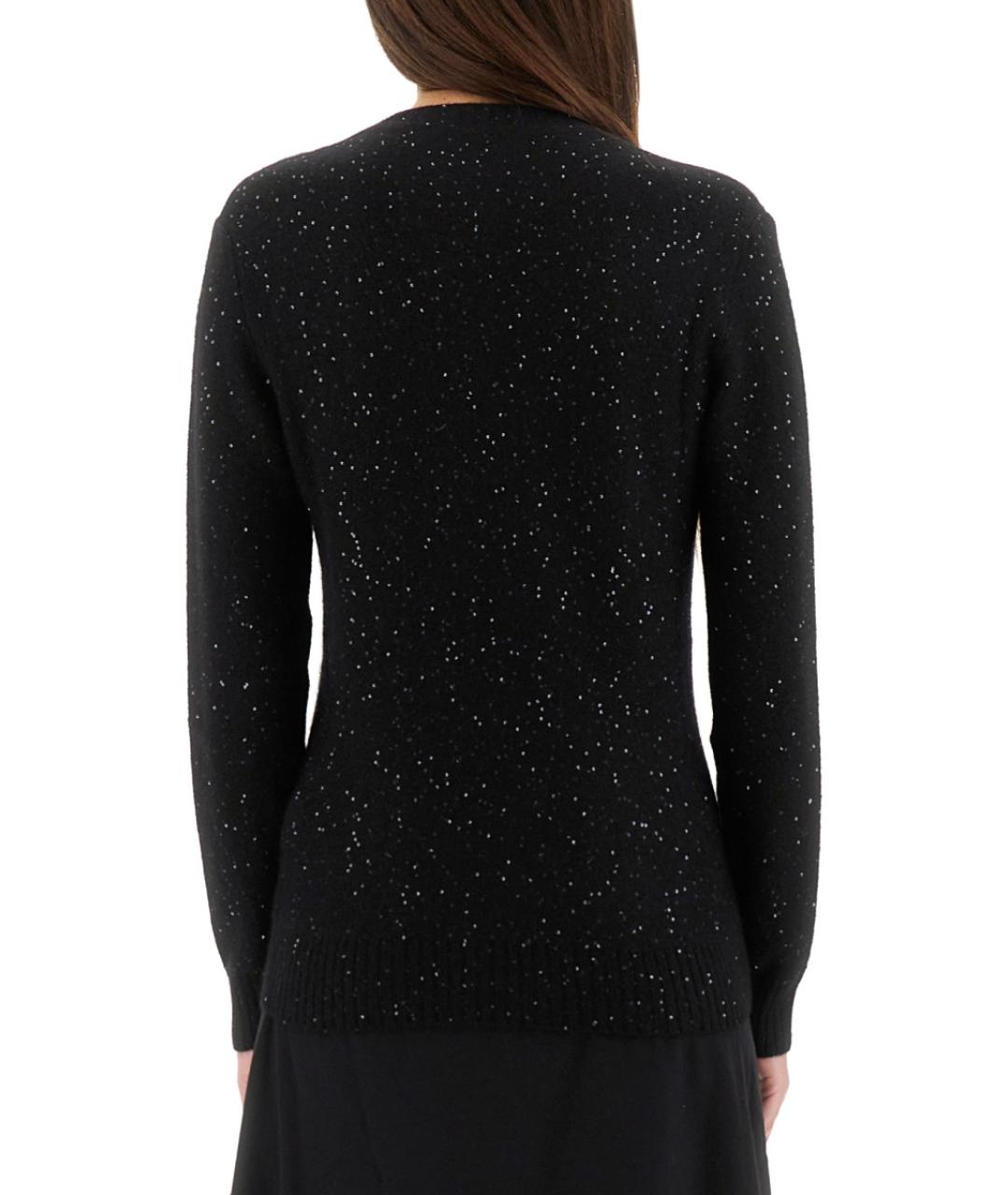 FABIANA FILIPPI Черный шерстяной джемпер / свитер, фото 4