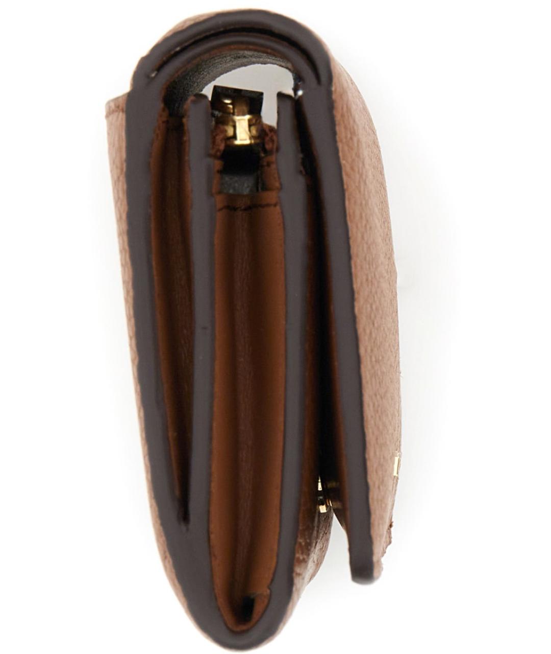 MICHAEL KORS Коричневый кожаный кошелек, фото 4