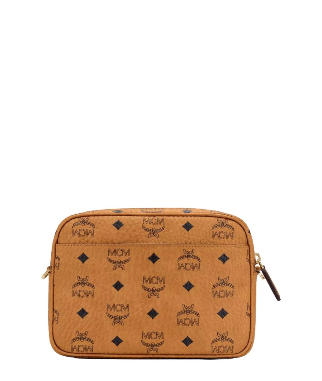 MCM Коричневая сумка через плечо из искусственной кожи, фото 2