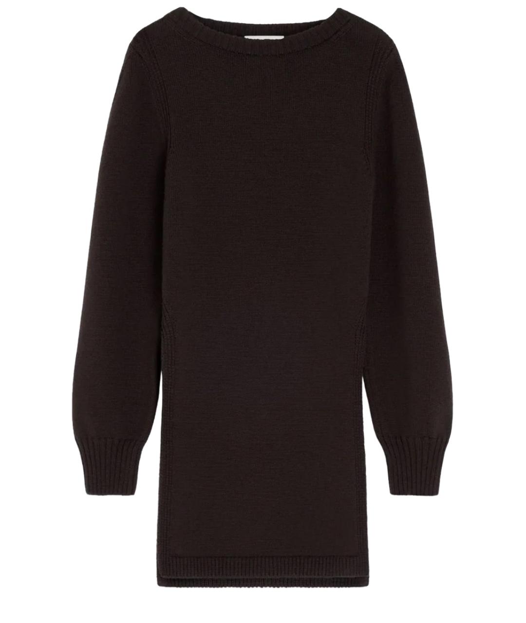 LEMAIRE Коричневый шерстяной джемпер / свитер, фото 1